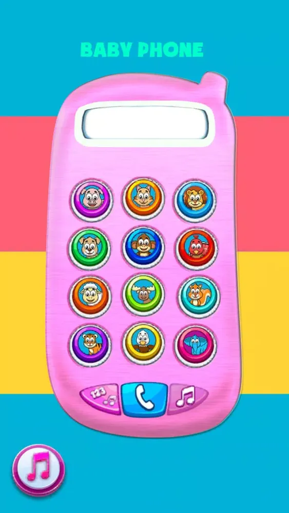 Tangkapan skrin Phone for kids : Baby Phone