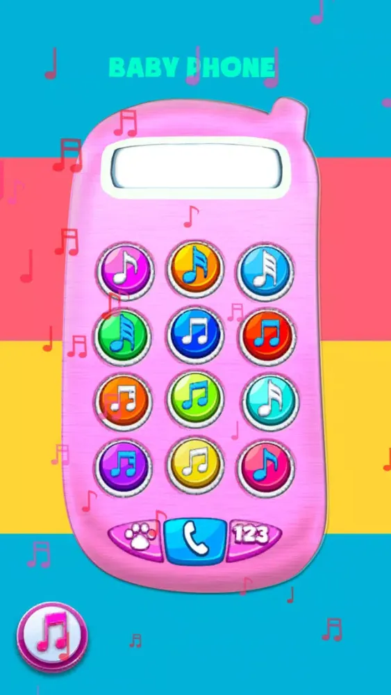 Tangkapan skrin Phone for kids : Baby Phone