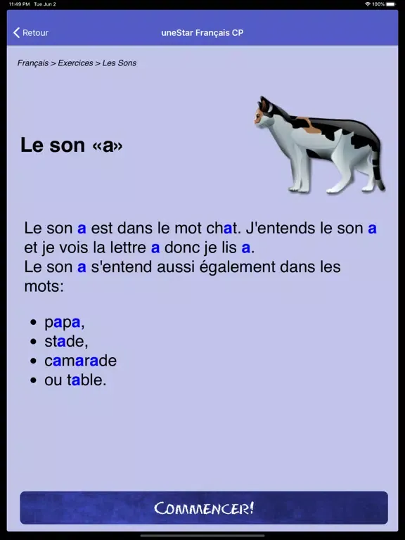 uneStar Francais CP iPad  سکرین شاٹس