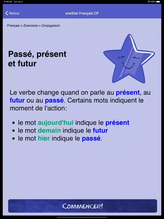 uneStar Francais CP iPad  سکرین شاٹس