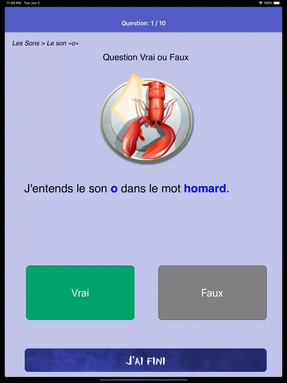 uneStar Francais CP iPad  سکرین شاٹس