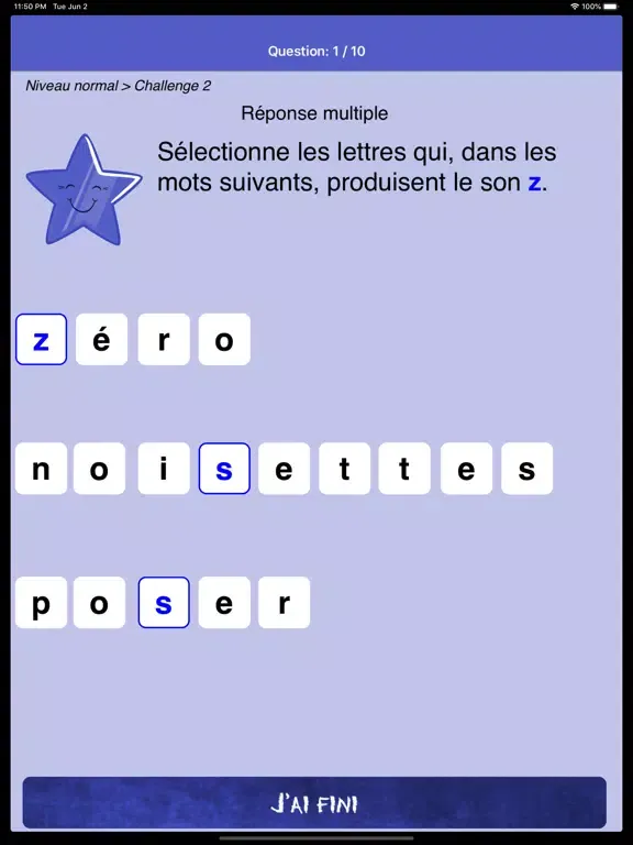 uneStar Francais CP iPad  سکرین شاٹس