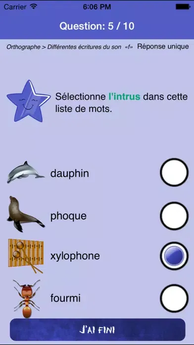 uneStar Francais CP سکرین شاٹس