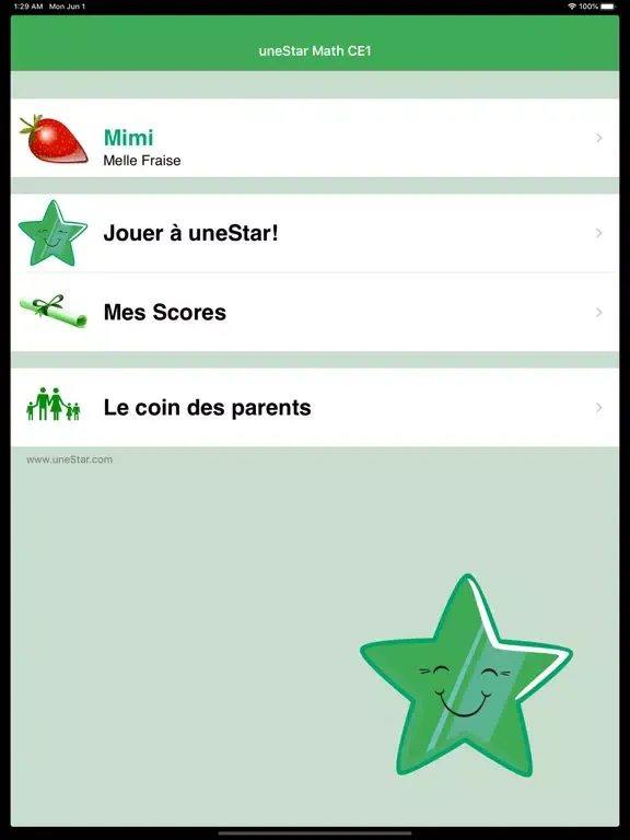 uneStar Math CE1 iPad 应用截图