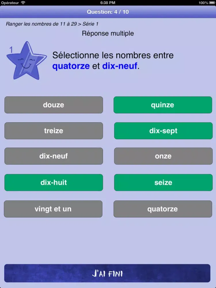 Ảnh chụp màn hình của uneStar Math CP Gratuit iPad 