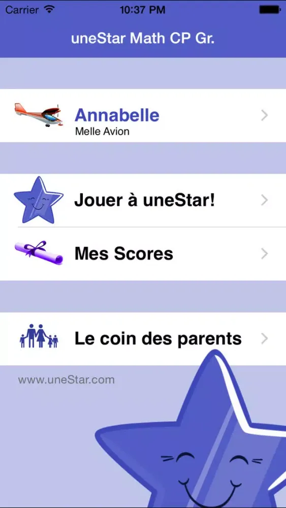 Ảnh chụp màn hình của uneStar Math CP Gratuit