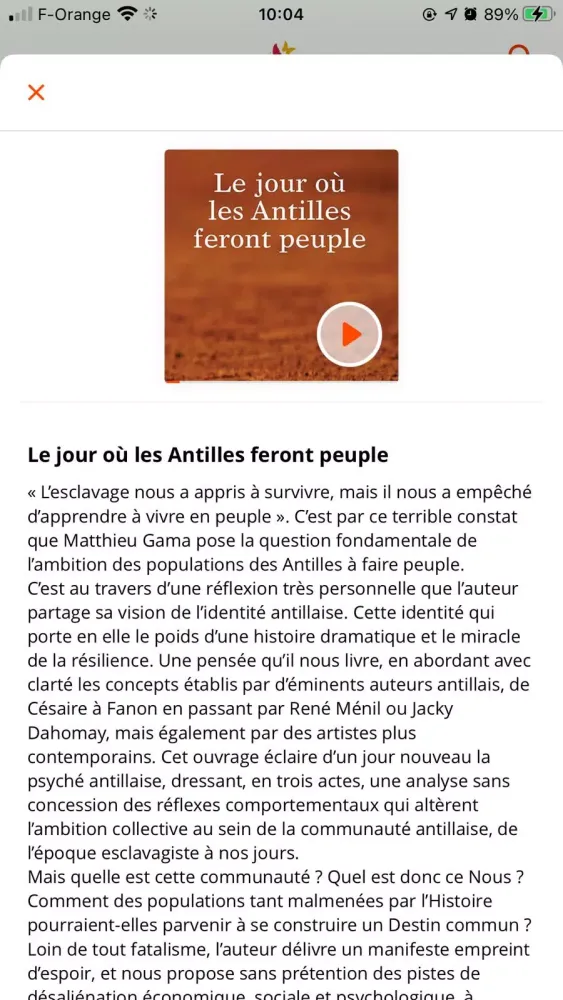 Ảnh chụp màn hình của Une Voix...Une Histoire