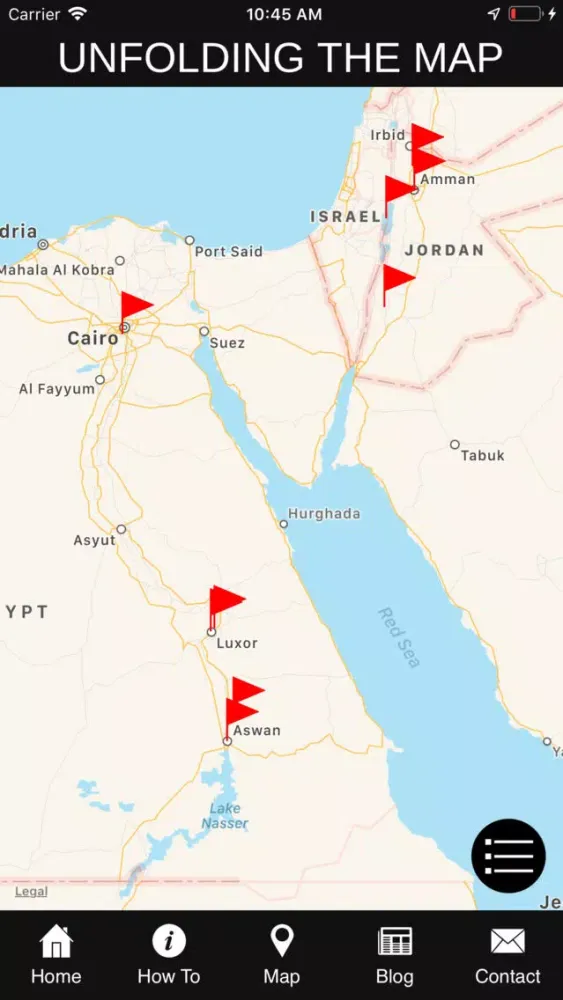 Zrzuty ekranu Unfolding the Map