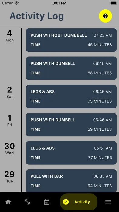Capturas de pantalla de Custom Workout with Journal