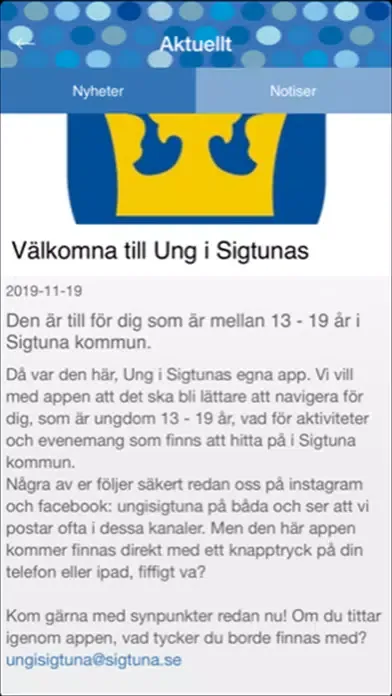 Ung i Sigtuna 스크린샷