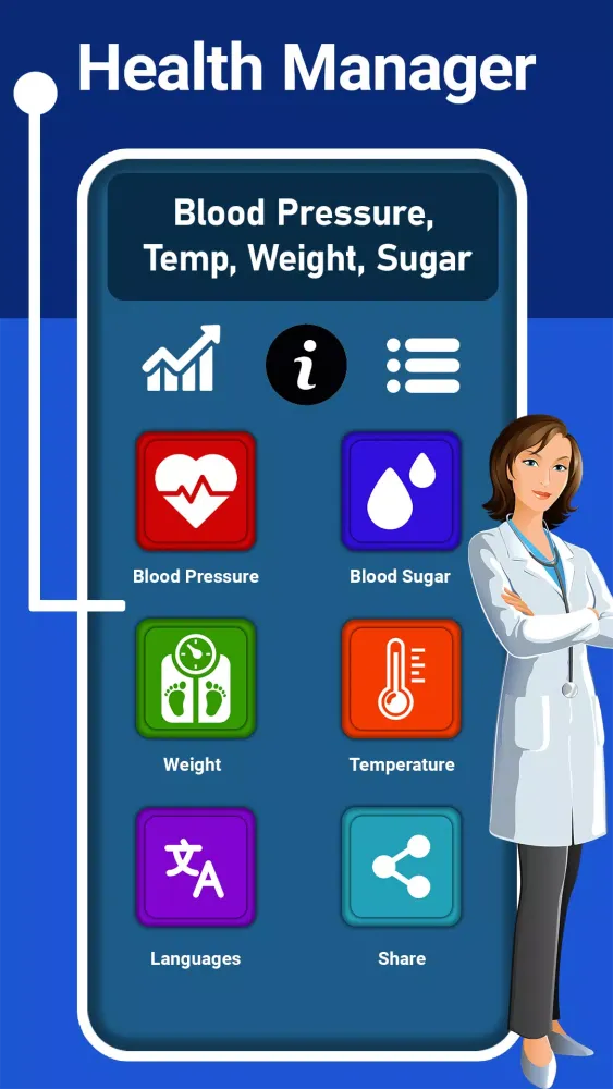 Screenshot di Blood Pressure Monitor (BP)