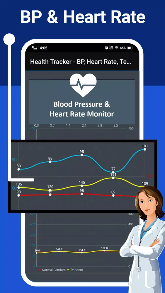 Screenshot di Blood Pressure Monitor (BP)