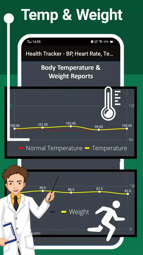 Screenshot di Blood Pressure Monitor (BP)