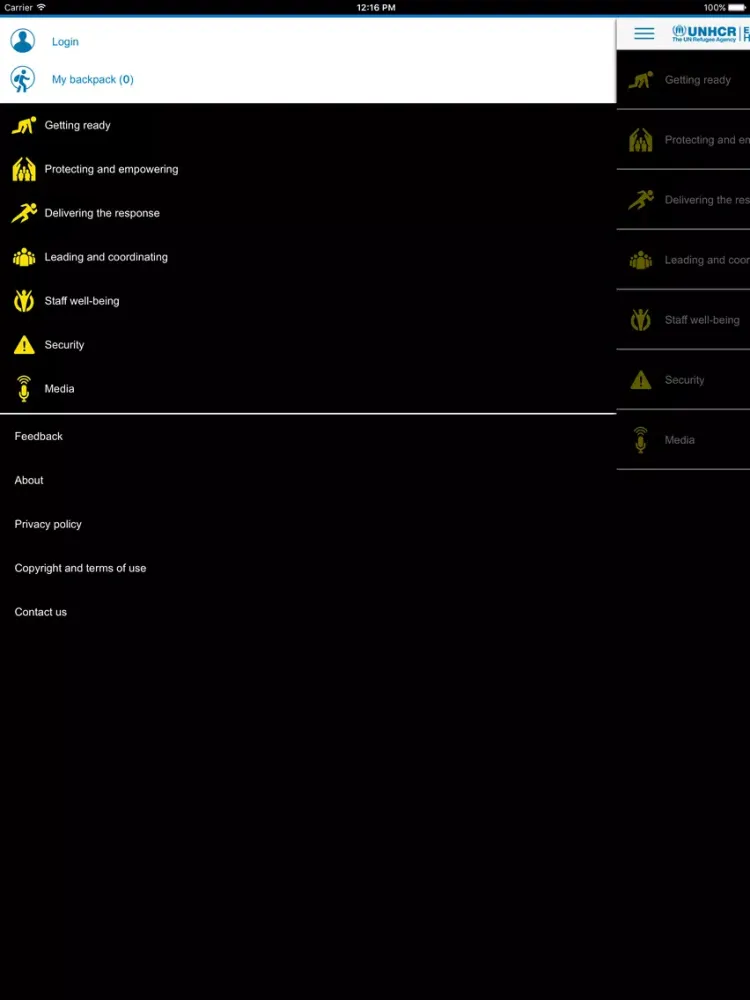 ภาพหน้าจอของ Emergency Handbook iPad 