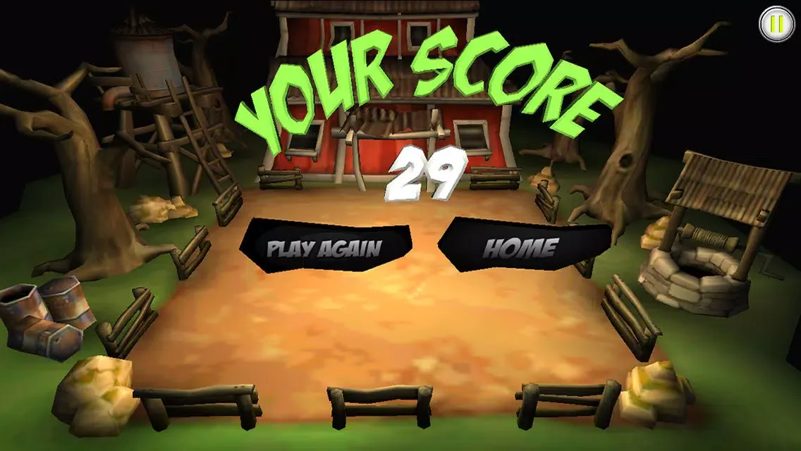 Captures d'écran de Cow vs Zombies Free