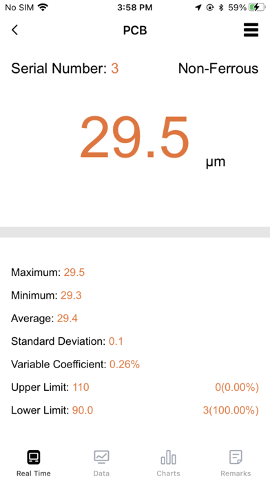 Smart Report-Thickness Tester Screenshots
