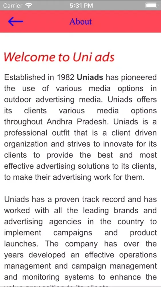 UniAds App Screenshots