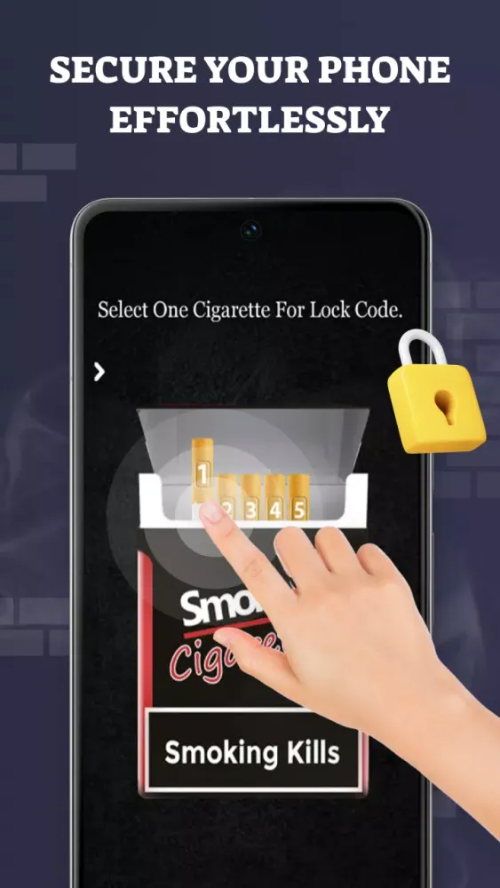 Cigarette Box Lock Screen スクリーンショット