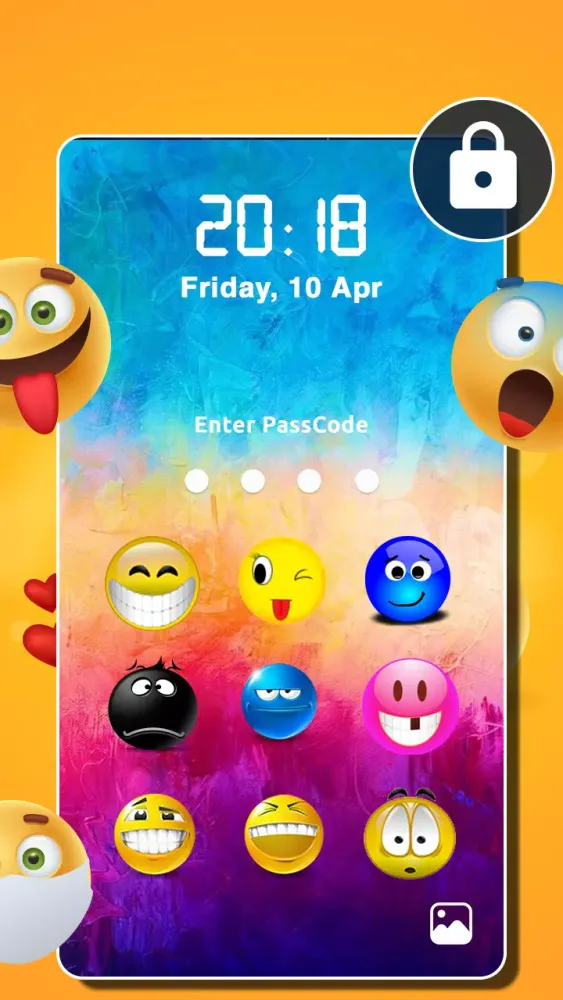 Emoji Lock Screen スクリーンショット