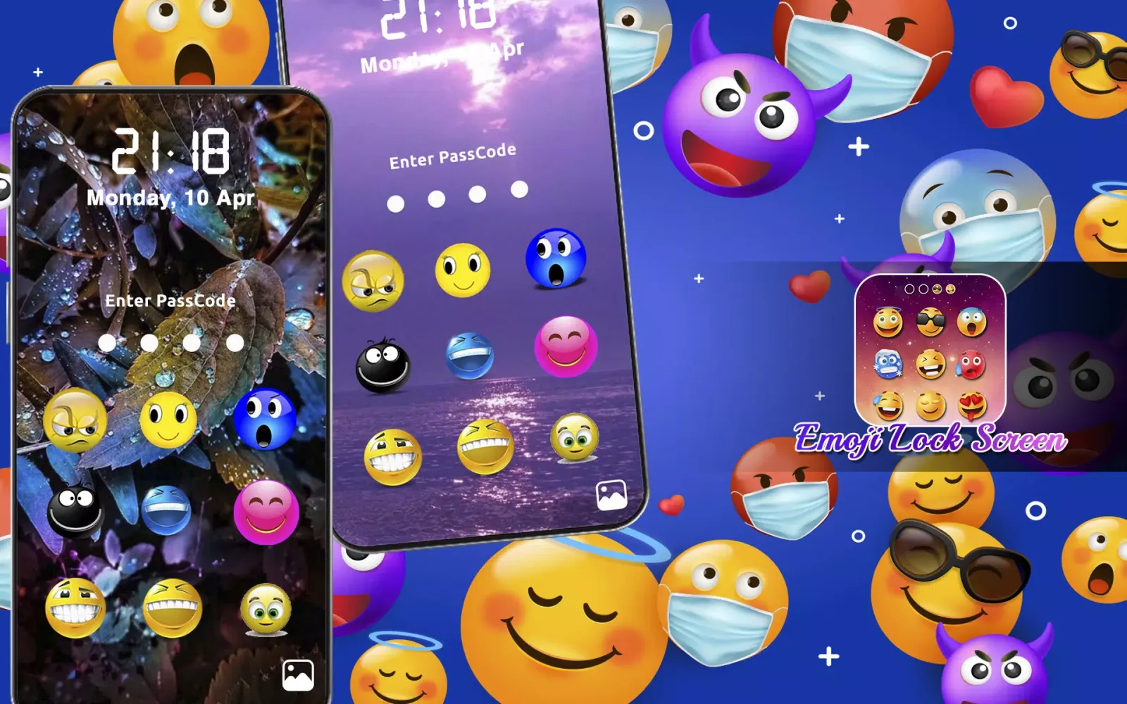 Emoji Lock Screen スクリーンショット