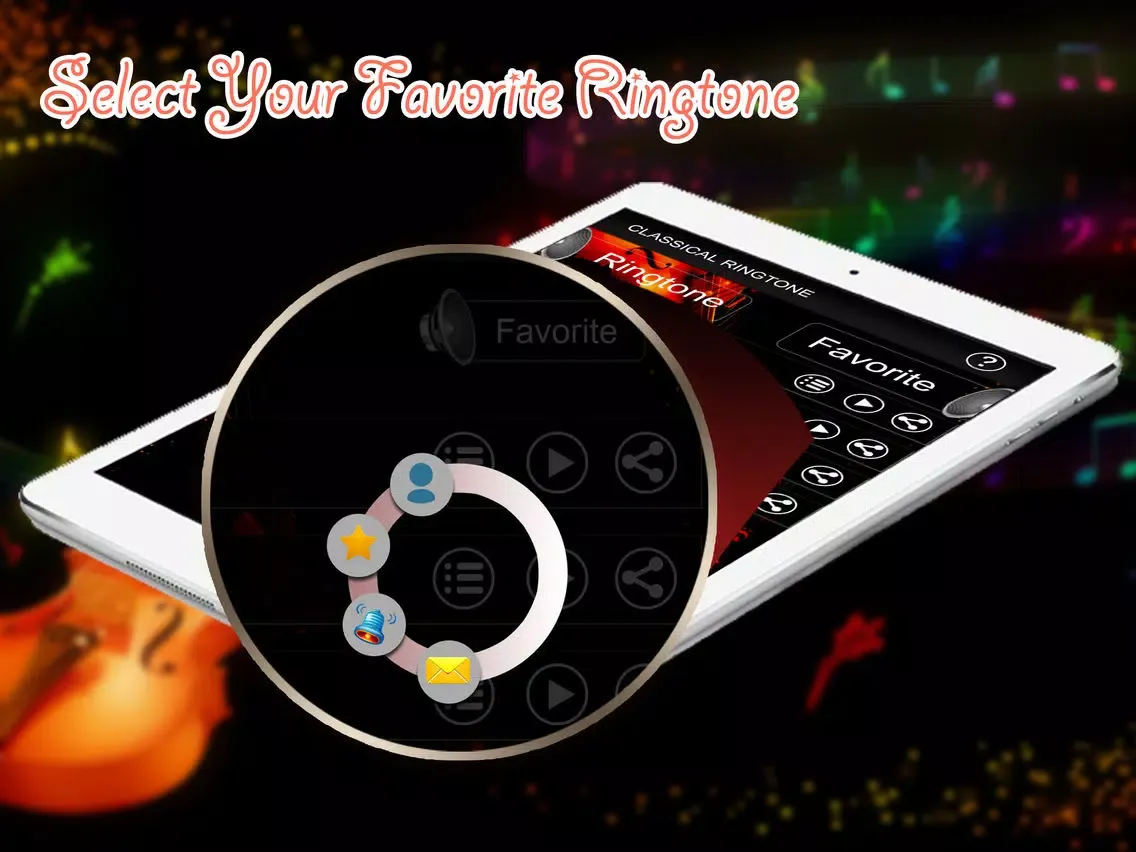 ภาพหน้าจอของ Classical Ringtones-Melodious Sounds iPad 