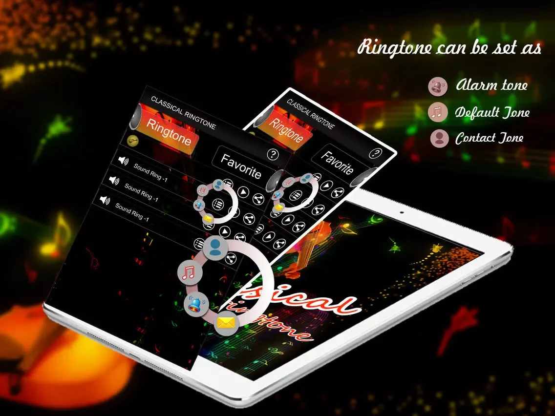 ภาพหน้าจอของ Classical Ringtones-Melodious Sounds iPad 