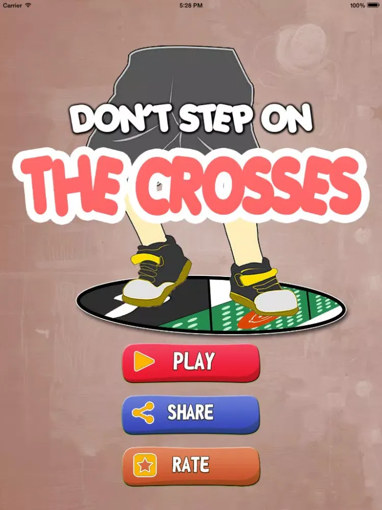 Don't step on the crosses- play with zeroes and crosses tiles iPad Screenshots