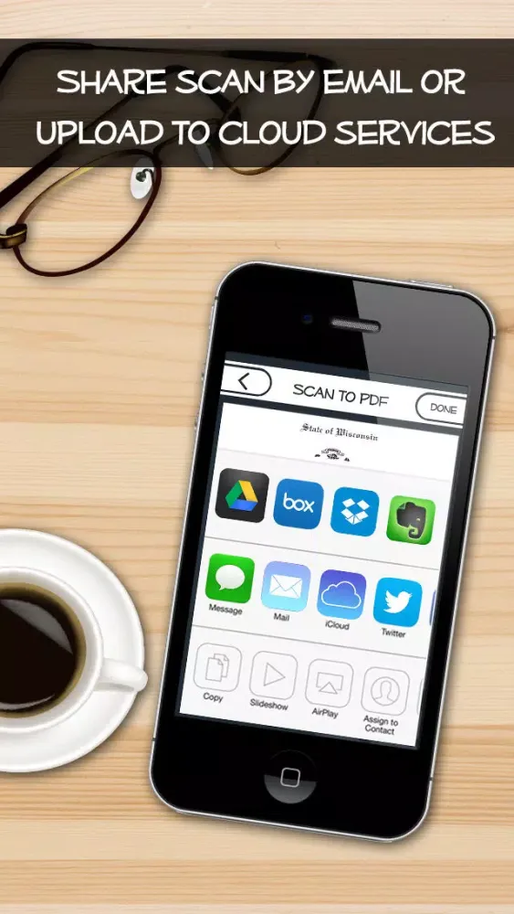 Scan to PDF- camera to pdf + docs to pdf Screenshots