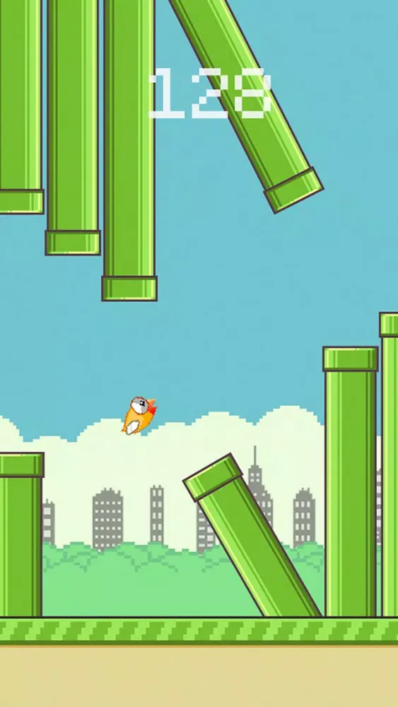 Capturas de tela do Tiny Iron Bird- Back with flying wings
