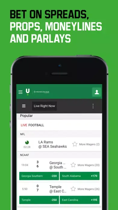 ภาพหน้าจอของ Unibet PA: Casino & Sports Bet