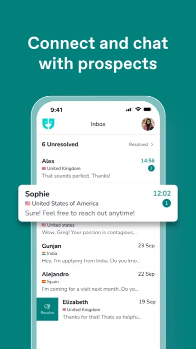 Unibuddy Ambassador Screenshots