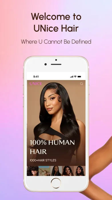 Capturas de pantalla de UNice: Wigs & Hair Bundles