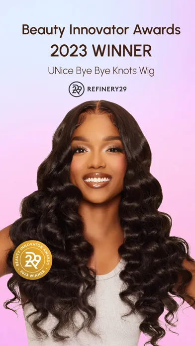 Capturas de pantalla de UNice: Wigs & Hair Bundles