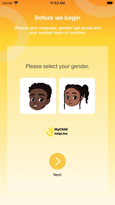 Screenshot di MyChild HelpLine
