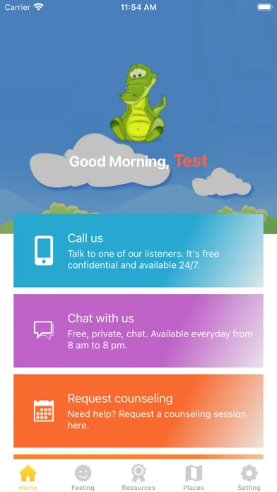 Screenshot di MyChild HelpLine