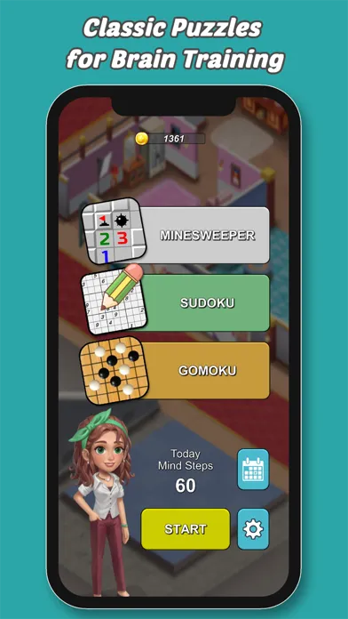 Tangkapan skrin Puzzle Gym:Sudoku, Minesweeper