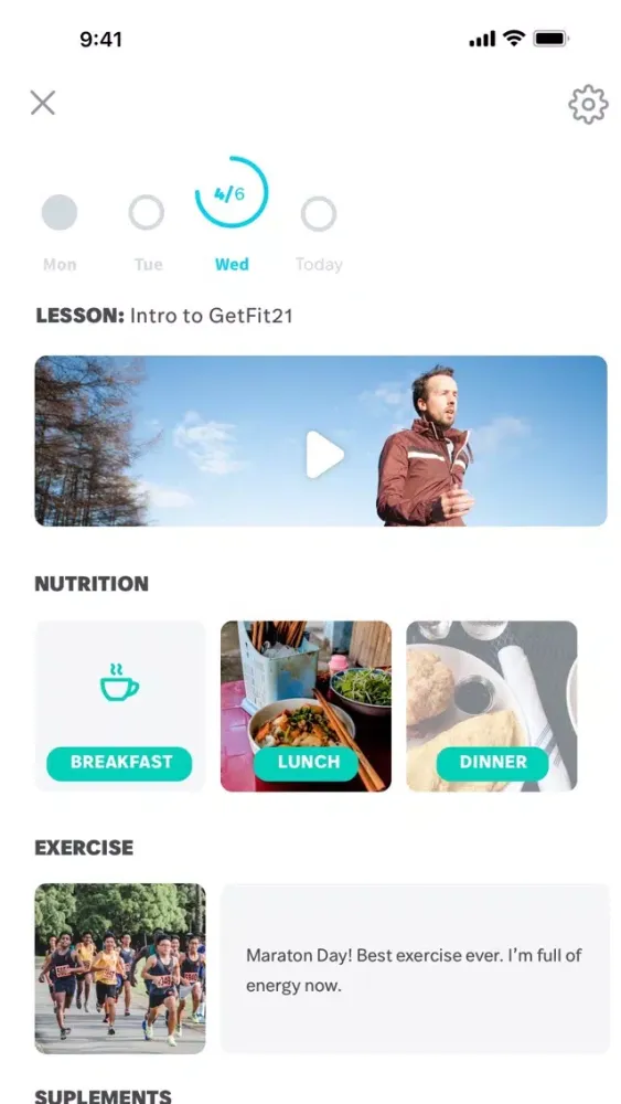 Zrzuty ekranu GetFit21