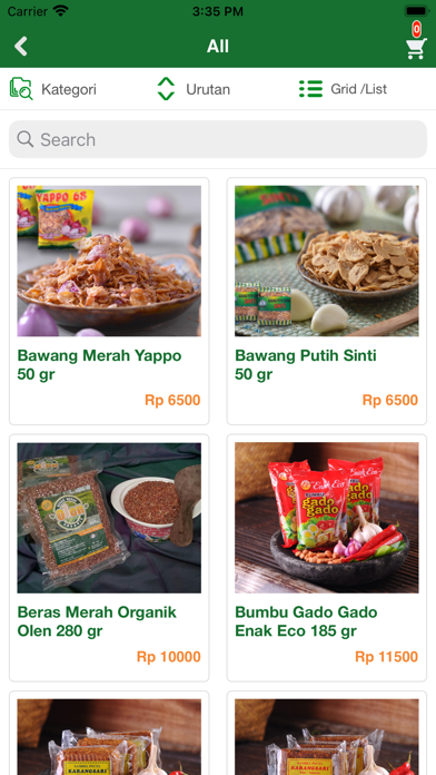 Zrzuty ekranu Ongkir Gratis