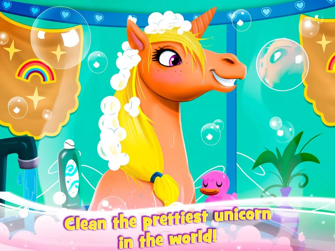 Tangkapan layar Unicorn & Horse Magic Care Spa iPad 