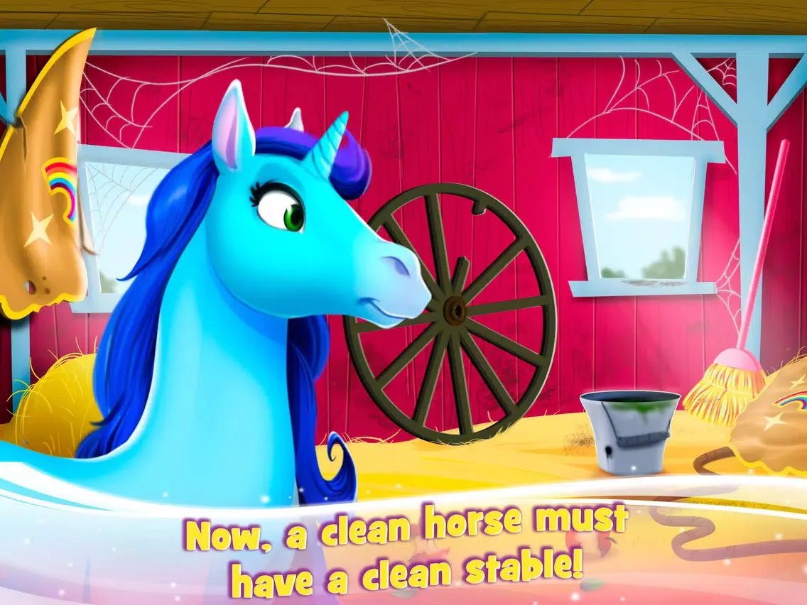 Tangkapan layar Unicorn & Horse Magic Care Spa iPad 