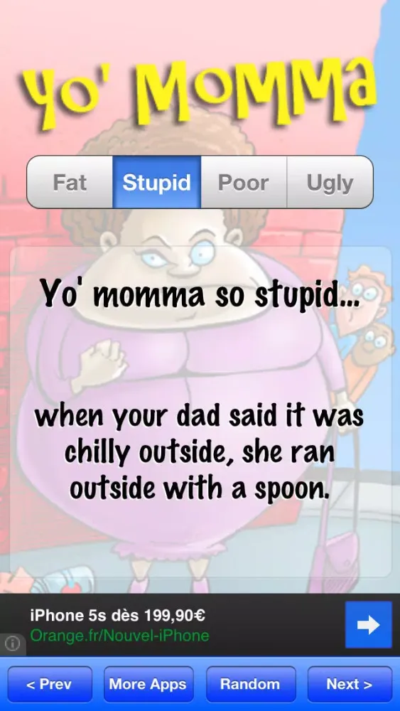 Ảnh chụp màn hình của Yo' Momma Lite