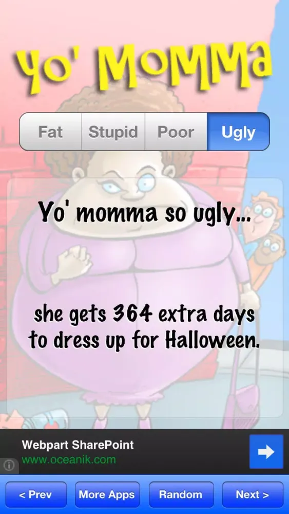 Ảnh chụp màn hình của Yo' Momma Lite