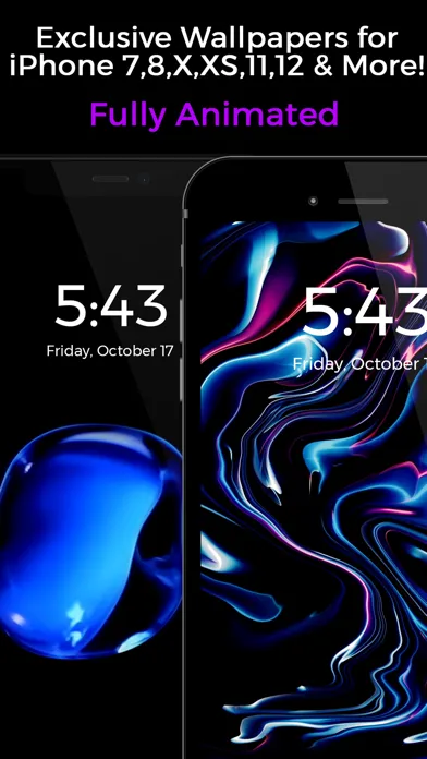 Zrzuty ekranu Black Lite - Live Wallpapers