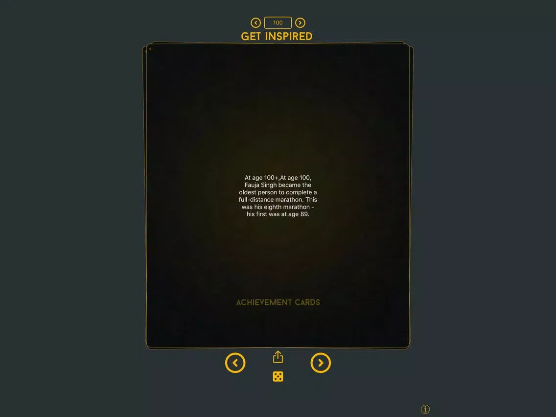 Tangkapan skrin Achievement Cards - What other people accomplished at your age iPad 