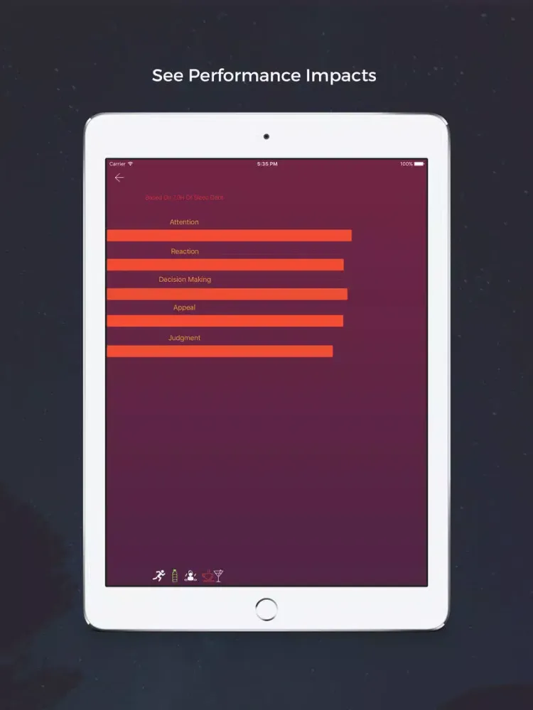 Sleep Debt Pro - Improve Performance and Productivity iPad  스크린샷