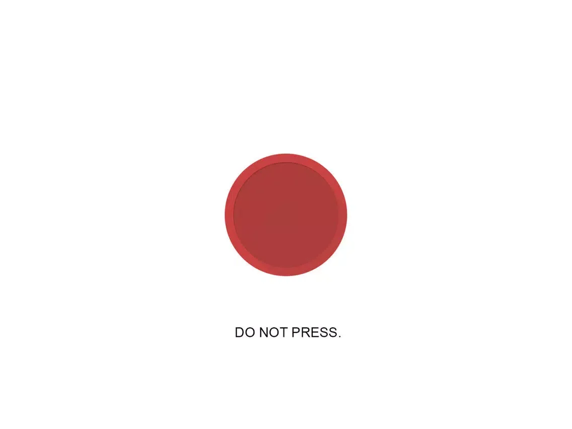 Do Not Press The Red Button - Don't Tap The Button iPad 應用截圖