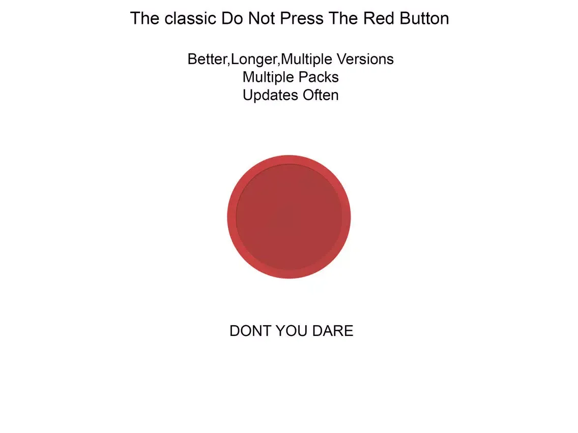 Do Not Press The Red Button - Don't Tap The Button iPad 應用截圖