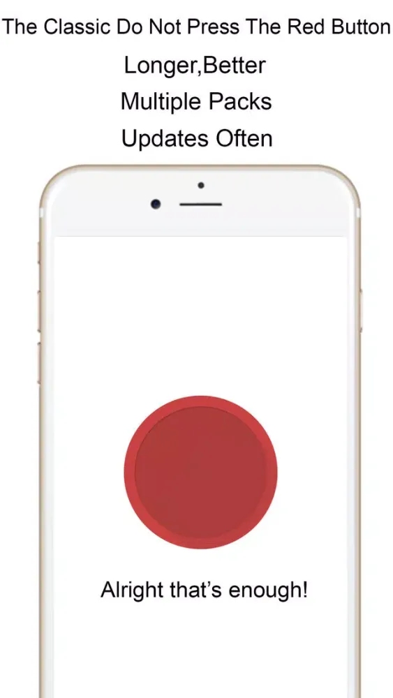 Do Not Press The Red Button - Don't Tap The Button應用截圖