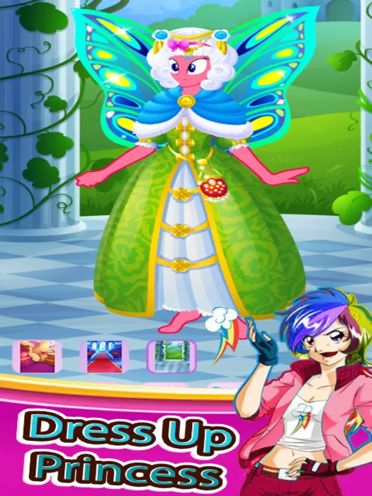 Pony Dress Up School iPad  Screenshots