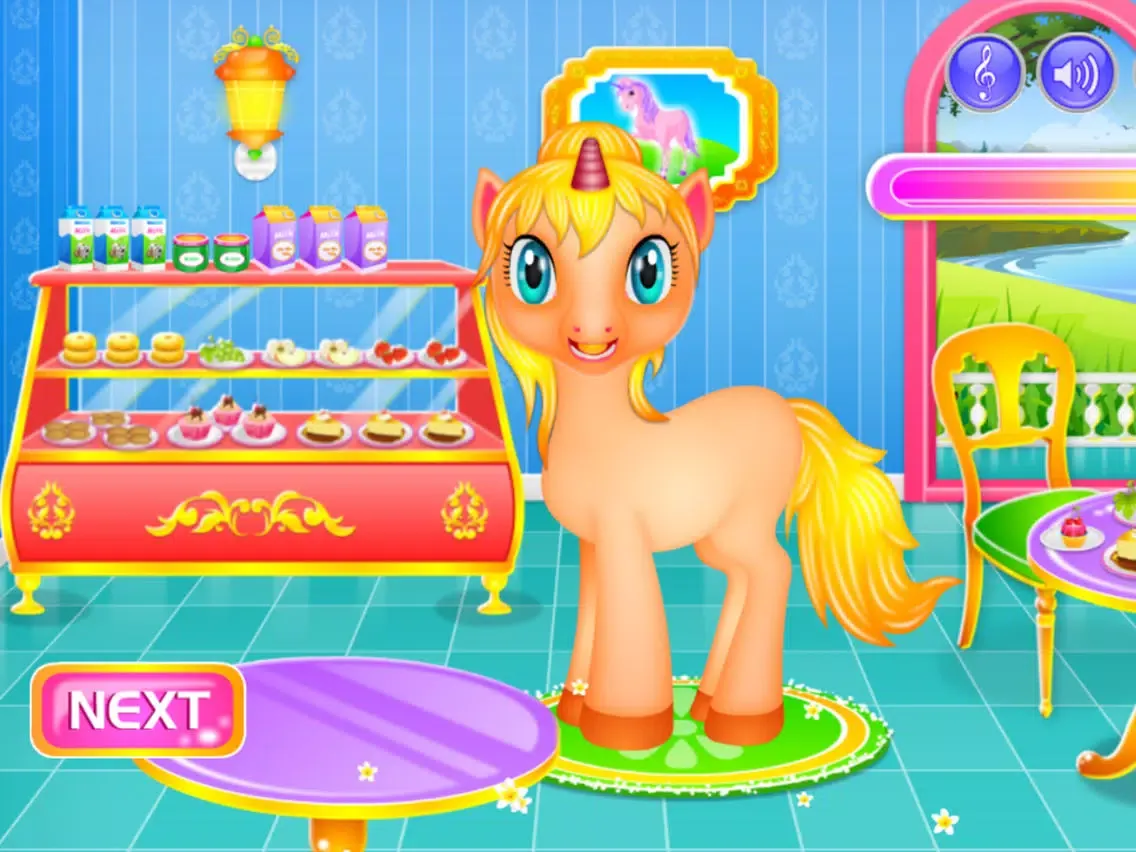 Screenshot di Unicorn Princess Dressup & Cleanup iPad 